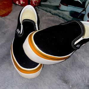 Vans stacked Platform slip ons. Worn a few times.